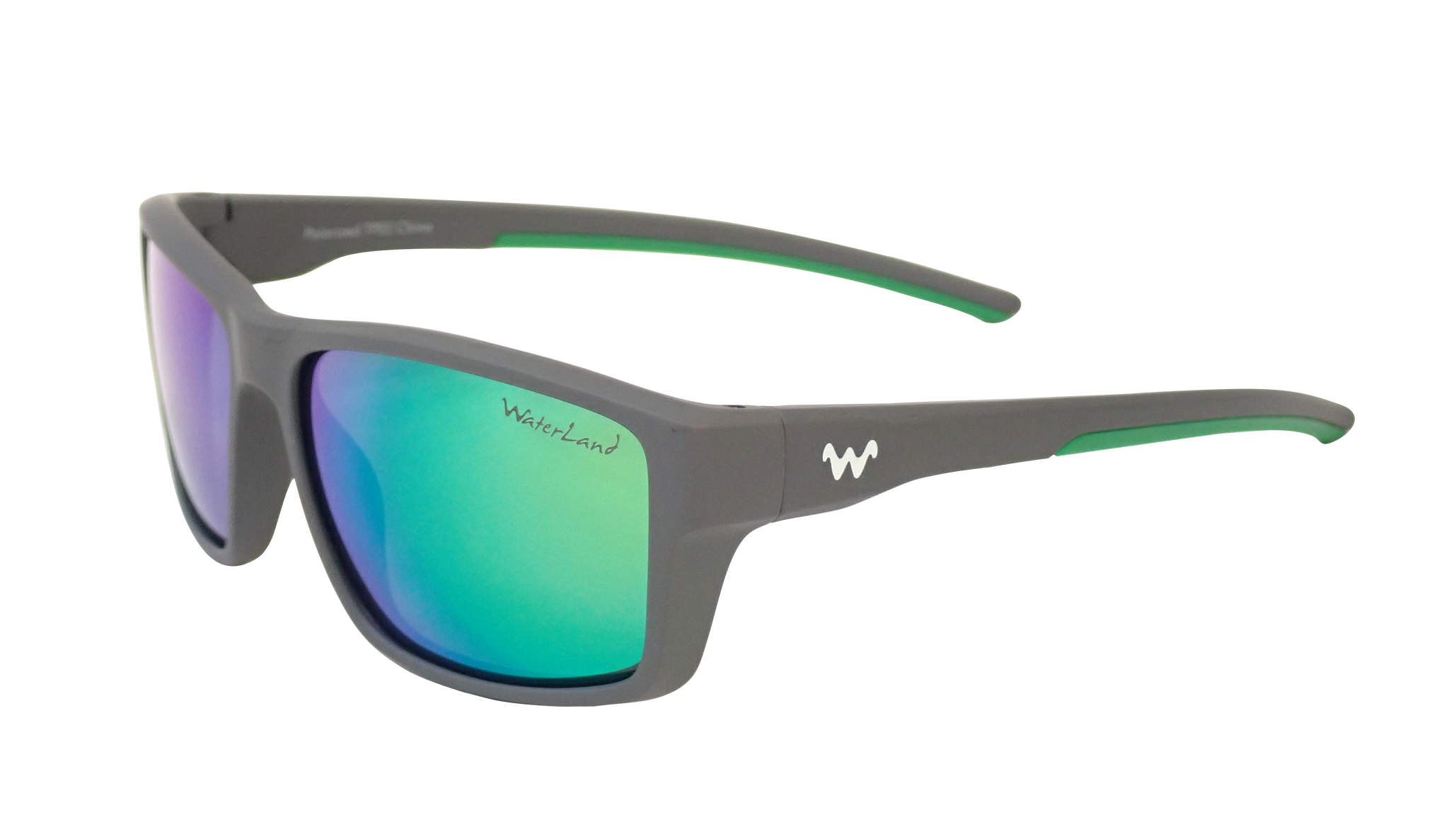 Mini Angler Series - Matte Gray - WaterLand Polarized Sunglasses