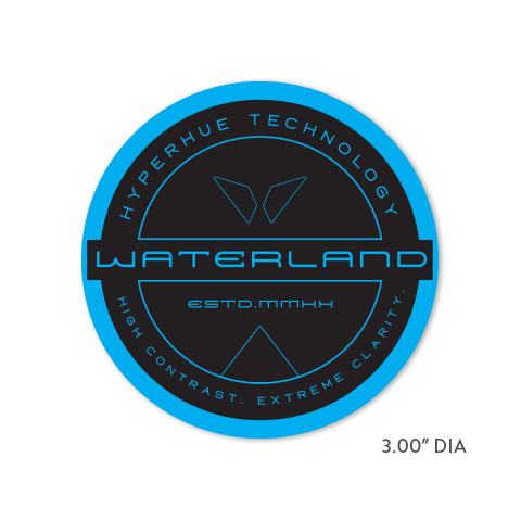 The Waterland Hyper Hue round - Blue