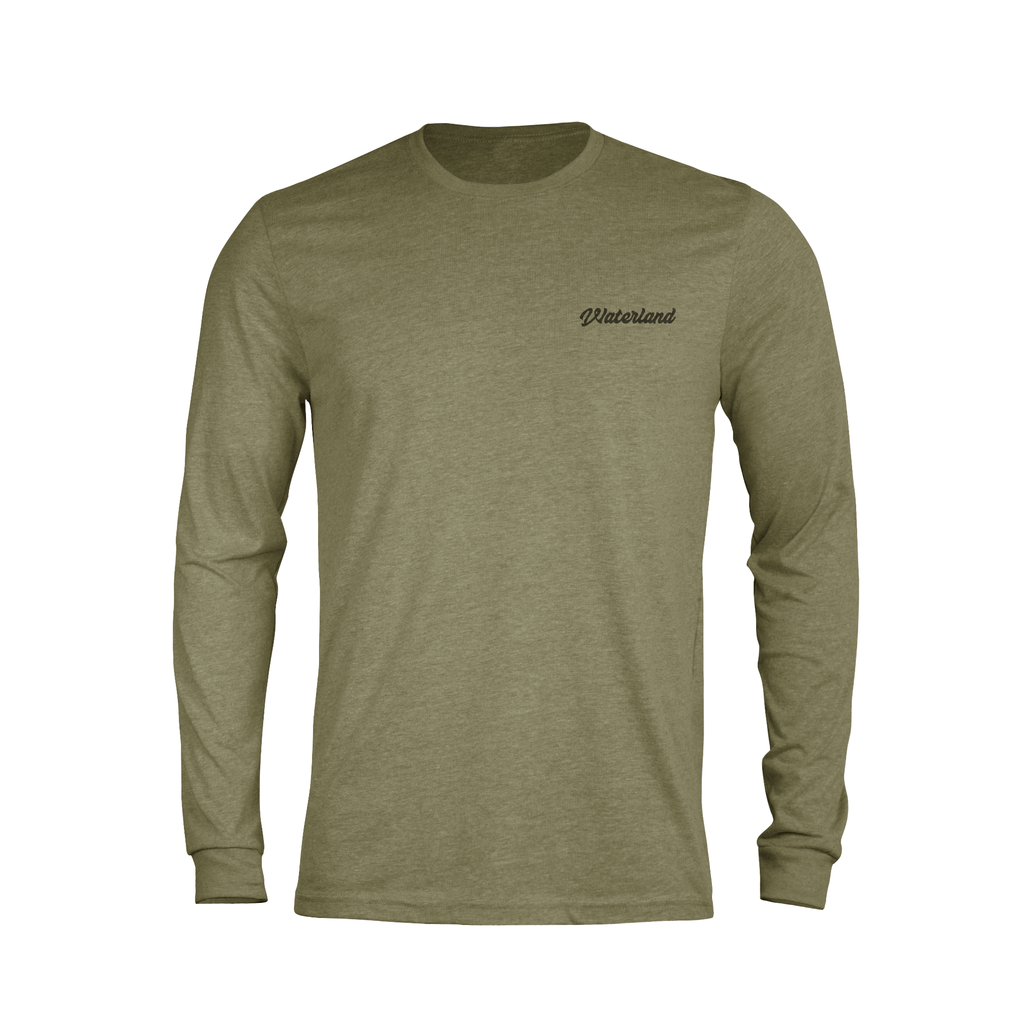 WaterLand Blue Collar Tee - L/S