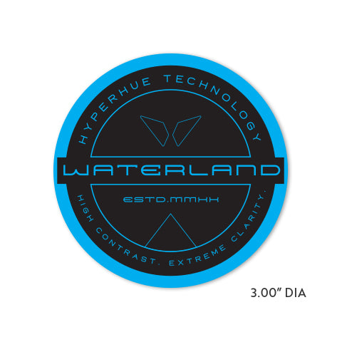 The Waterland Hyper Hue round - Blue