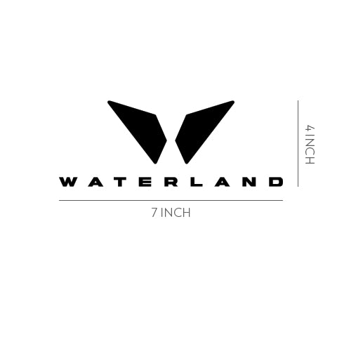 The Waterland Cutout (7" x 4")
