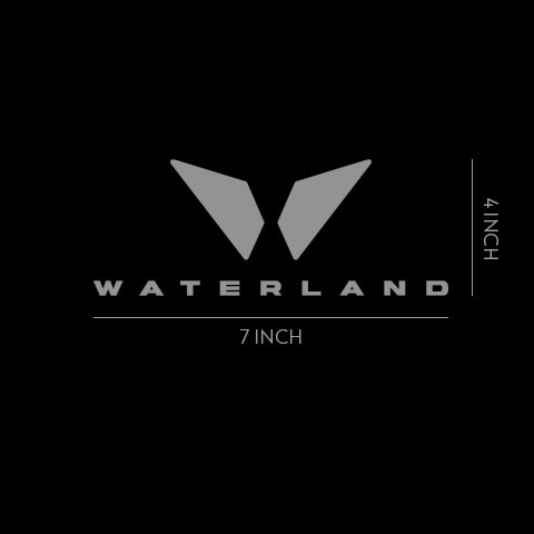 The Waterland Cutout (7" x 4")