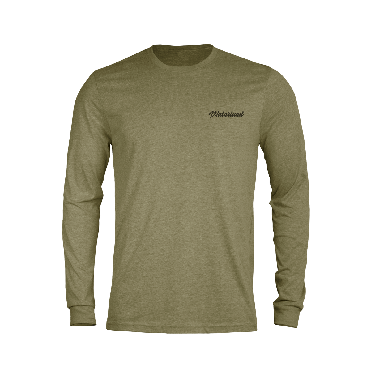 WaterLand Blue Collar Tee - L/S