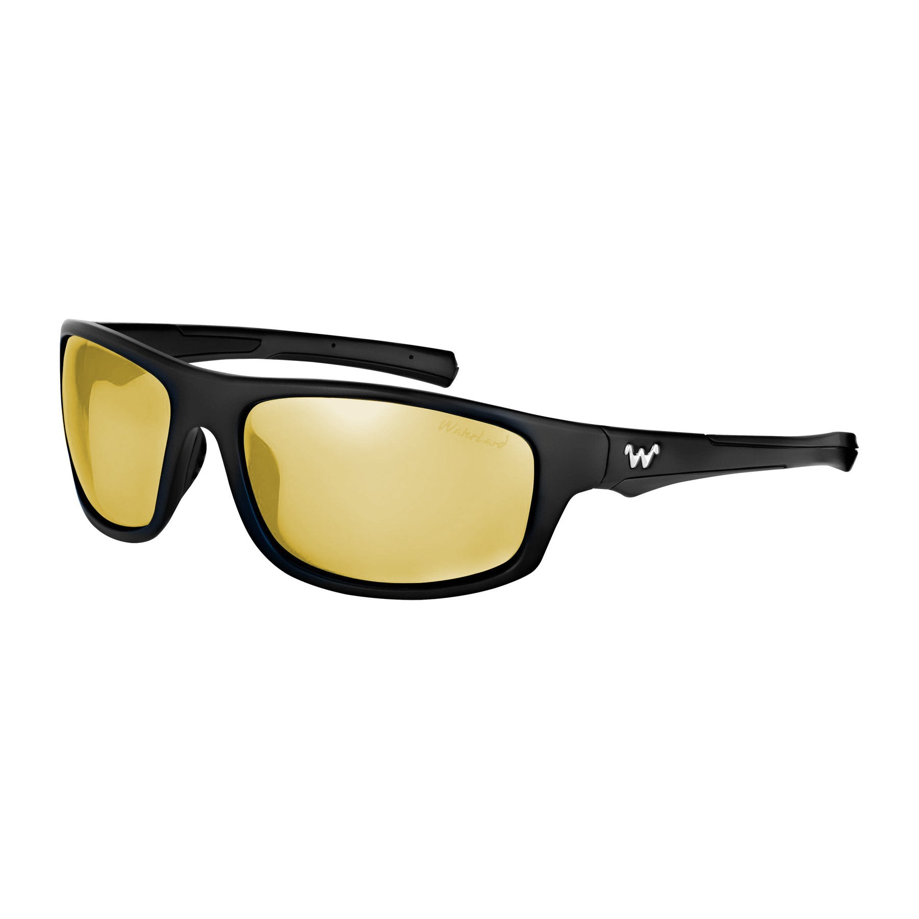 Waterland Polarized Sunglasses - Hasket Series - Matte Black Green Mirror / Waterland Mineral Glass