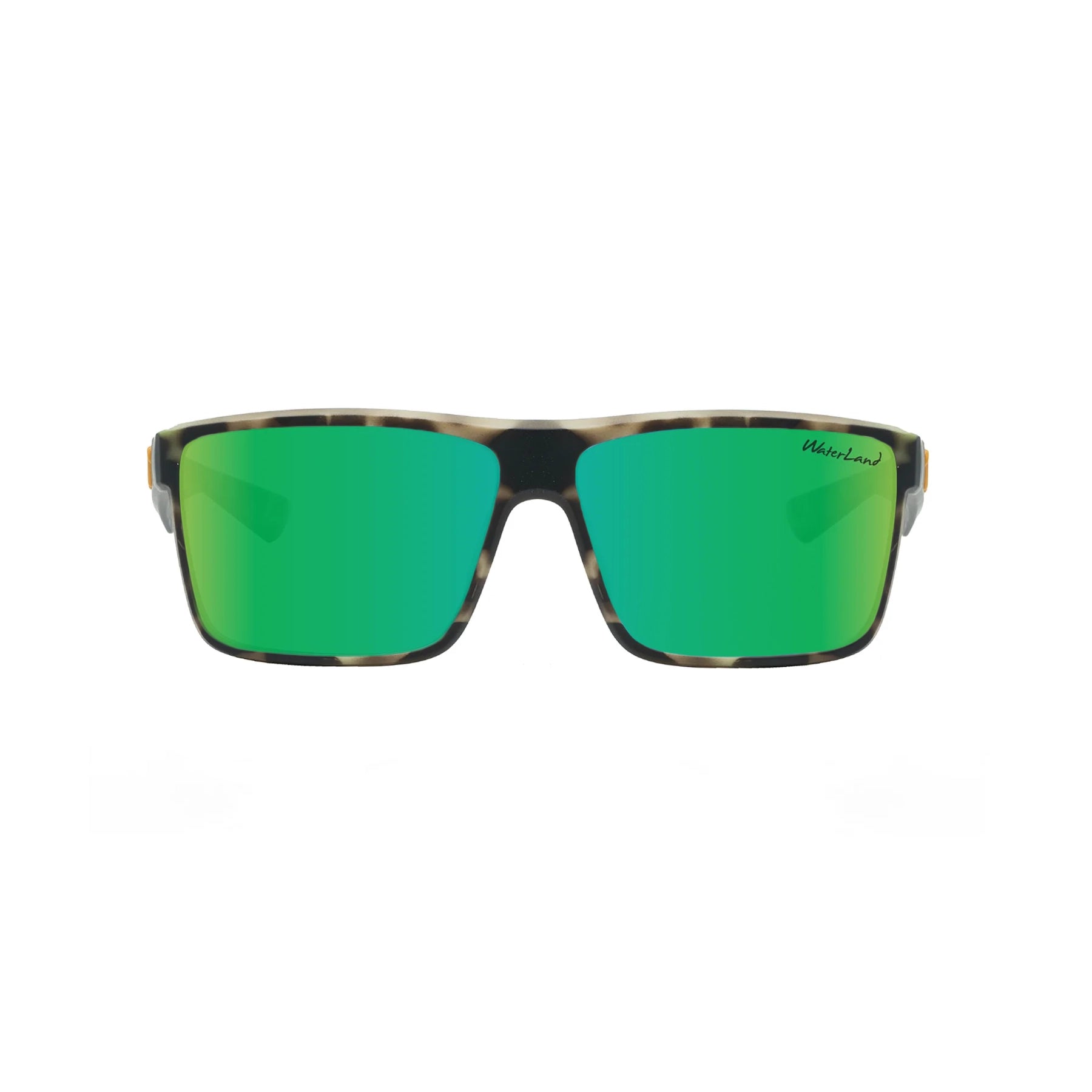 Waterland Hybro Sunglasses Black/Green Mirror