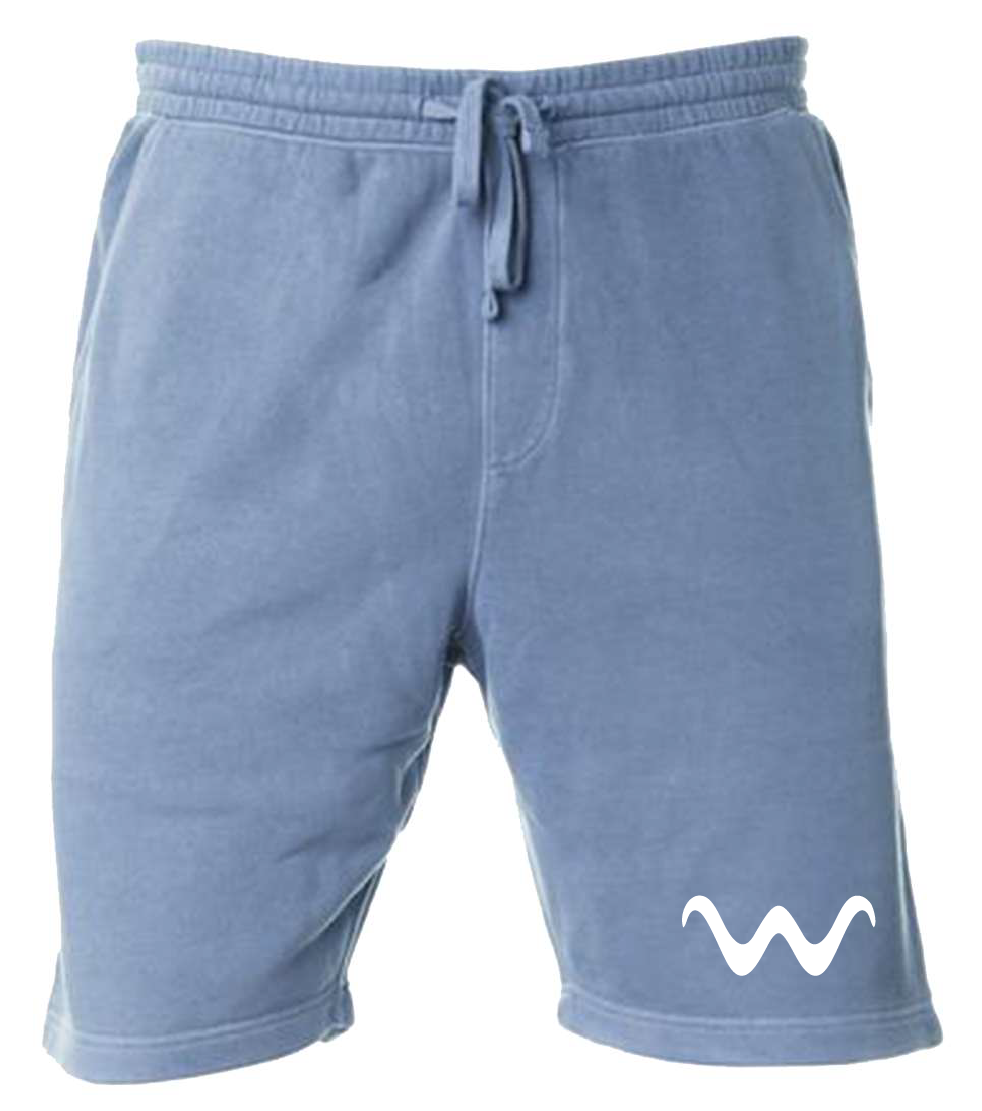 WaterLand Sweat Shorts - Lakewater Blue